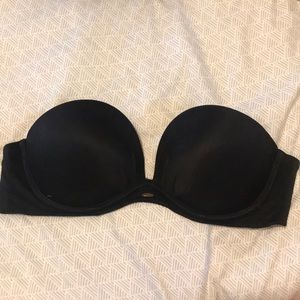 Victoria’s Secret Black Strapless Bra